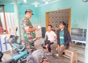 Babinsa Koramil 2306/Mancak, Puan Ter Mendata Keluarga Kurang Mampu