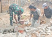 Babinsa Koramil 2306/Mancak, Karbak Pembuatan Saluran Air