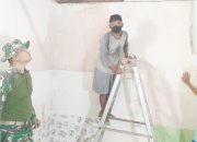 Babinsa Koramil 2302/Bojonegara, Karbak Pembangunan Rumah Warga