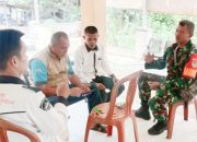 Babinsa Koramil 2306/Mancak Komsos Membahas Tentang Bantuan Beras