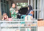 Babinsa Koramil 2303/Pulomerak, Puan Ter Pendataan Warga Baru di Kontrakan