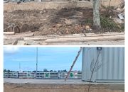 Selain Tiang Pancang Miring, Proyek Situ Kolong Minyak Jilid II Retak Memanjang!!