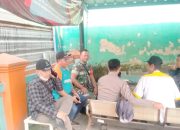 Babinsa Koramil 2307/Ciwandan, Komsos Membahas Tentang Pembersihan Selokan Atau Drainase