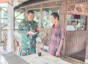 Babinsa Koramil 2305/Cinangka, Puan Ter Pendataan Penerima Bansos