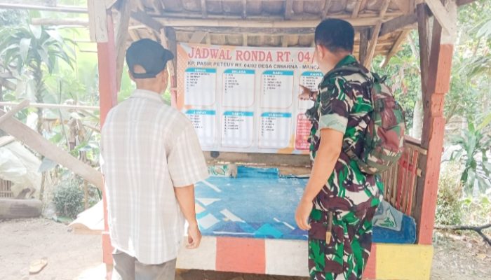 Babinsa Koramil 2306/Mancak, Puan Ter Pendataan Poskamling