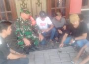 Babinsa Koramil 2307/Ciwandan, Komsos Gotong Royong Pembersihan Lingkungan