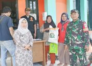 Babinsa Koramil 2303/Pulomerak, Bintahwil Pembagian Beras Bulog