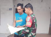 Babinsa Koramil 2307/Ciwandan, Puan Ter Pendataan Jumlah Stunting