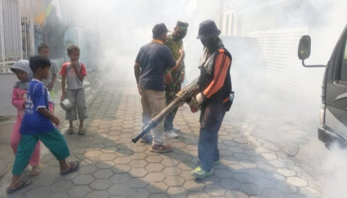 Babinsa Koramil 2302/Bojonegara, Puan Ter Melaksanakan Foging