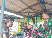 Babinsa Koramil 2303/Pulomerak, Komsos Membahas Tentang Antisipasi Banjir