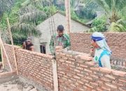 Babinsa Koramil 2302/Bojonegara, Karbak Pembangunan Rumah Warga