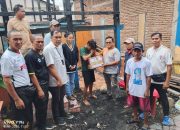 KONI Kabupaten Bantaeng Salurkan Bantuan untuk Korban Kebakaran di Borong Kalukua
