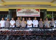 Ratusan Senjata Dan Amunisi Polres Maros Diperiksa Tim Gabungan Polda Sulsel