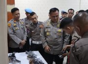 Itwasum Mabes Polri Lakukan Supervisi Pengawasan Senjata Api Di Polres Maros