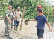 Babinsa Koramil 2306/Mancak, Karbak Pembuatan Mushola