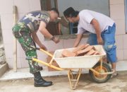 Babinsa Koramil 2307/Ciwandan, Karbak Pembangunan Rumah Warga