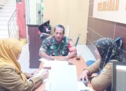 Babinsa Koramil 2307/Ciwandan, Puan Ter Pendataan Jumlah Stunting