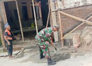 Babinsa Koramil 2302/Bojonegara, Karbak Pembangunan Rumah Warga
