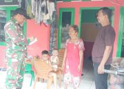 Babinsa Koramil 2302/Bojonegara, Komsos Mendata Tentang Kesehatan Anak