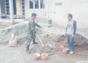 Babinsa Koramil 2302/Bojonegara, Karbak Pembangunan Rumah Warga