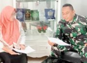 Babinsa Koramil 2305/Cinangka, Puan Ter Pendataan Bantuan Sosial