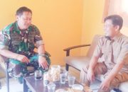 Babinsa Koramil 2306/Mancak, Bintahwil Membahas Tentang Gotong Royong Jalan