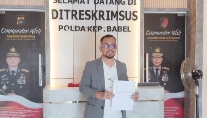 Polda Babel Terima Laporan atas Pemberitaan Proyek Swakelola di Bangka Tengah!