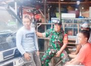 Babinsa Koramil 2303/Pulomerak, Komsos Membahas Keamanan Pasar