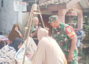 Babinsa Koramil 2307/Ciwandan, Puan Ter Pendataan Data Imunisasi