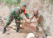 Babinsa Koramil 2306/Mancak, Karbak Pembuatan Saluran
