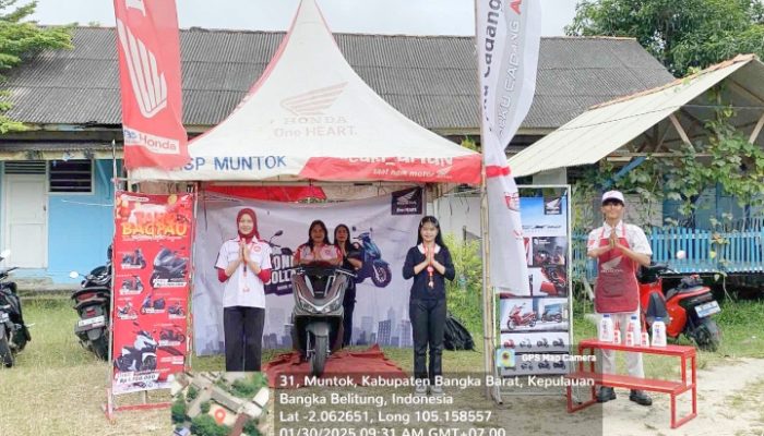 Service Ganti Oli Hanya Bayar 50ribu, Honda Babel Grebek Instansi
