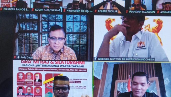 Dirjen Bangda dan Pj Bupati Takalar, Ikuti Zoom BPP KKTP