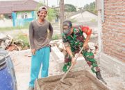 Babinsa Koramil 2302/Bojonegara, Karbak Pembangunan Rumah Warga