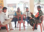 Babinsa Koramil 2306/Mancak, Bintahwil Membahas Tentang Bantuan Beras