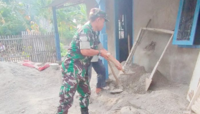 Babinsa Koramil 2303/Pulomerak, Karbak Perehaban Rumah