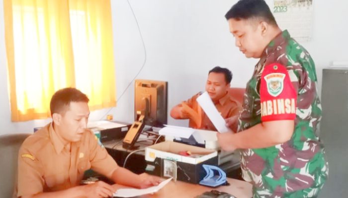 Babinsa Koramil 2302/Bojonegara, Puan Ter Pendataan Angka Kelahiran