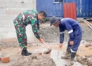 Babinsa Koramil 2302/Bojonegara, Karbak Pembangunan Rumah Warga
