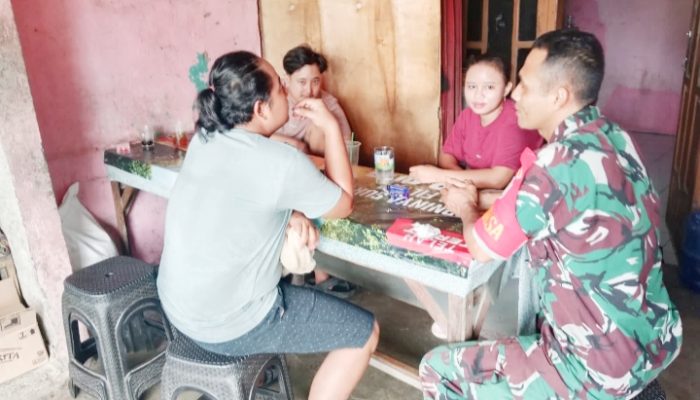 Babinsa Koramil 2302/Bojonegara, Komsos Membahas Keluarga Berencana