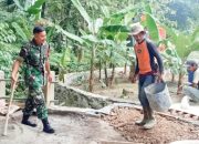 Babinsa Koramil 2303/Pulomerak, Karbak Pembuatan Jembatan