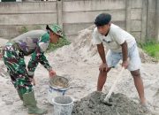 Babinsa Koramil 2302/Bojonegara, Karbak Pembangunan Rumah Warga