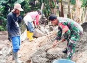 Babinsa Koramil 2307/Ciwandan, Karbak Pembangunan Rumah Warga