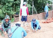 Babinsa Koramil 2303/Pulomerak, Karbak Pembuatan Tanggul