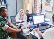 Babinsa Koramil 2307/Ciwandan, Puan Ter Pendataan Data Imunisasi