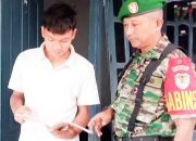 Babinsa Koramil 2303/Pulomerak, Puan Ter Monitoring Kontrakan
