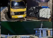 Polda Babel Dan Polres Belitung Kembali Gagalkan Penyelundupan Ratusan Karung Pasir Timah Di Belitung