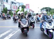 Honda Babel konvoi PCX Roadsync, santunan panti asuhan, dan bagi takjil
