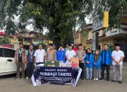 Polres Maros Bersama PMII Bagi Takjil Gratis Ke Masyarakat