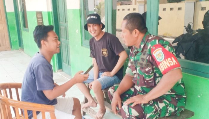 Babinsa Koramil 2307/Ciwandan, Komsos Pembasmian Nyamuk DBD