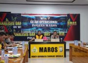 Gelar Anev Kamtibmas, Polres Maros Berhasil Ungkap 33 Kasus Narkotika Dan Tangkap 49 Orang Pelaku Narkotika