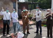 Wakil Bupati Bersama Kajari Takalar Musnahkan Barang Bukti Narkoba dan Barang Bukti Lainnya (Inkracht) 
